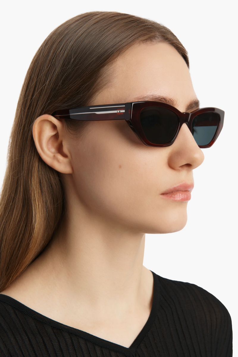 KHAITE x Oliver Peoples 1961C - Bordeaux Bark/Grey