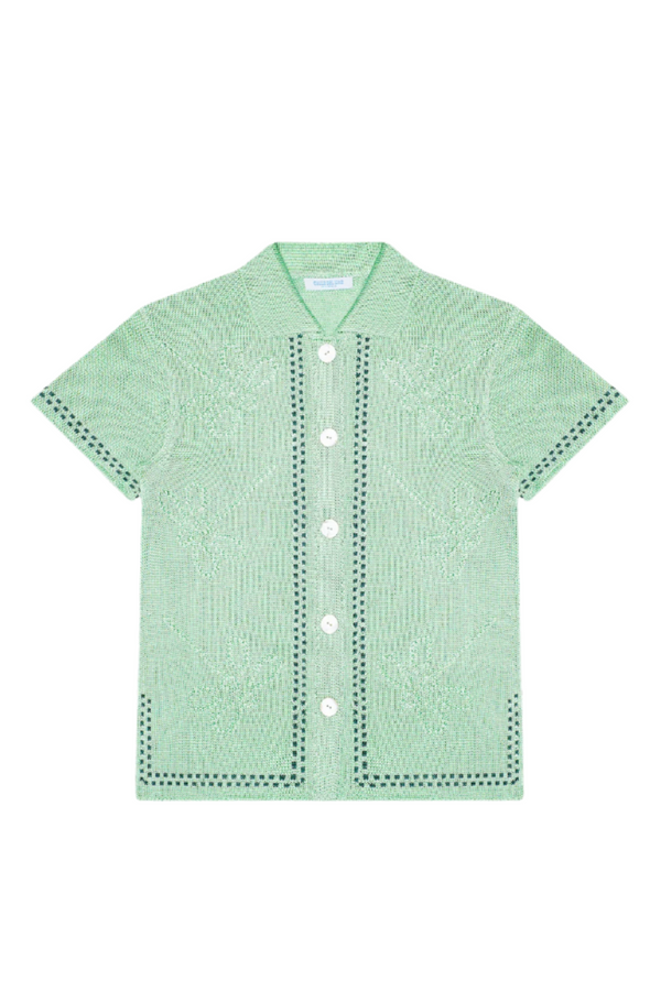 Garden Party Short Sleeve Shirt - Eucalyptus/Pine