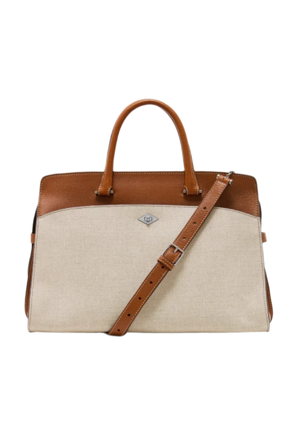 Private Eye - Natural Linen/Cognac