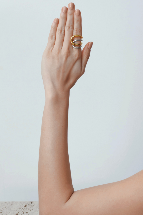 Daisy Ring - Vermeil/Silver