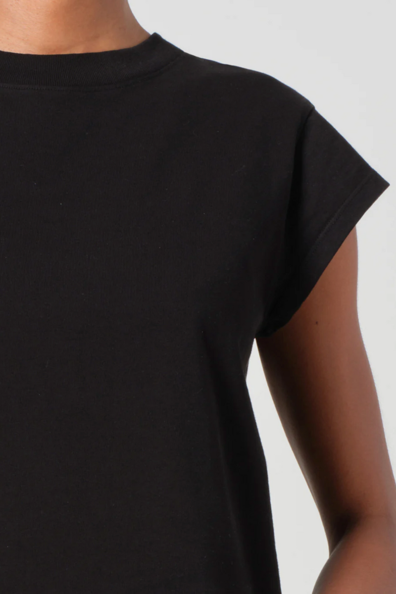 Bryce Cap Sleeve Tee - Black