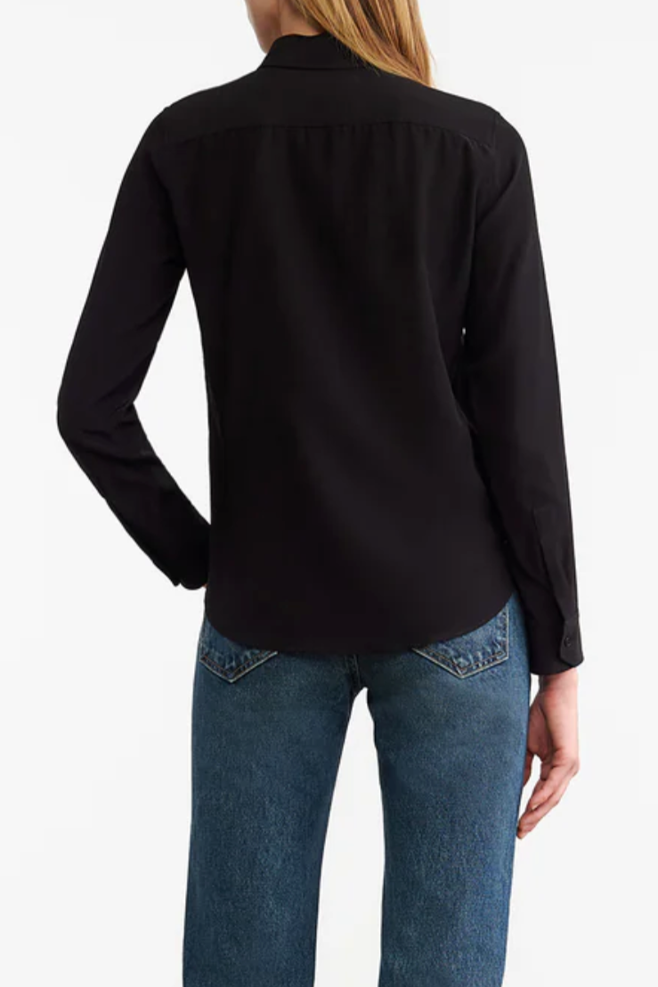 Gaia Slim Shirt - Black