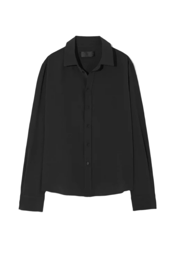 Gaia Slim Shirt - Black