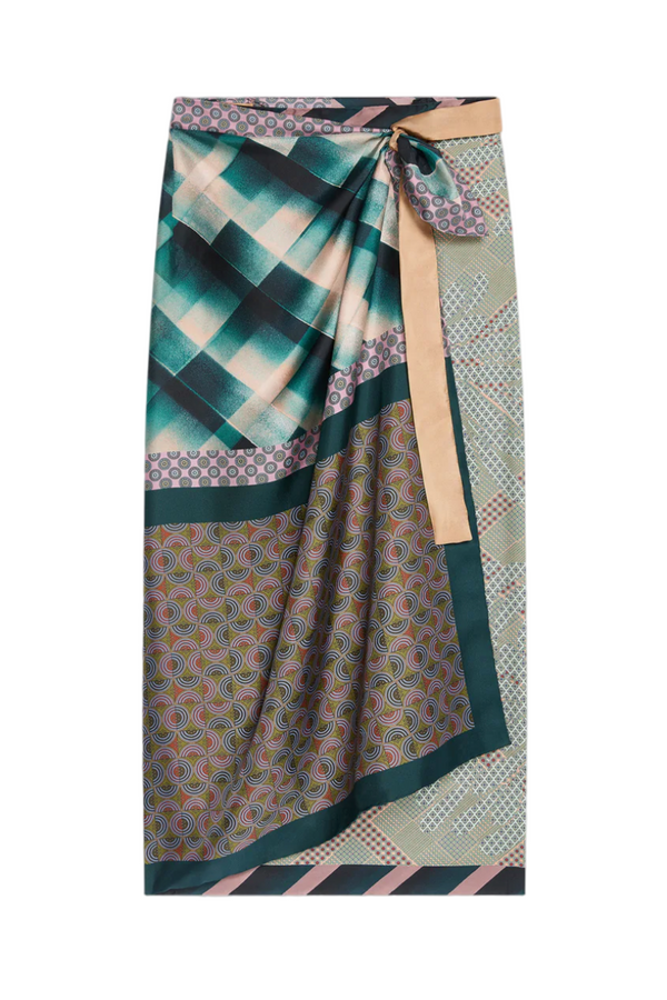 Scarfy Long Skirt - Dessin A