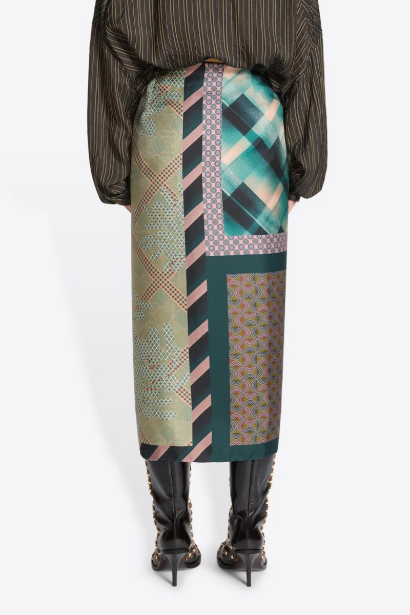 Scarfy Long Skirt - Dessin A