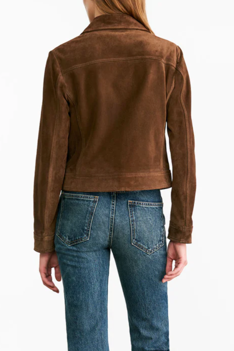 Susannah Suede Jacket - Hazelnut