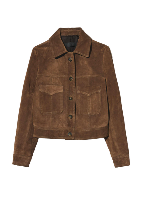 Susannah Suede Jacket - Hazelnut