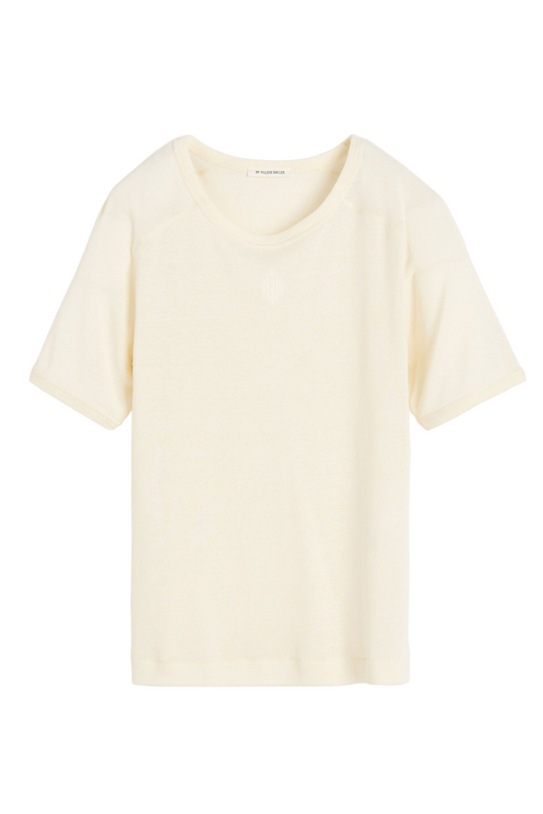 Alezia Knit T- Shirt - Winter White