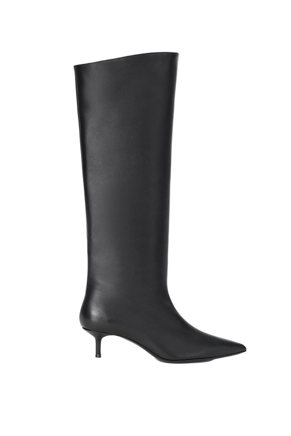 Sebastian Kitten Heel Boot - Black