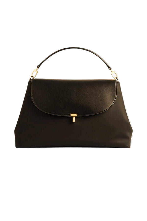 T-Lock Nylon Satchel - Brown