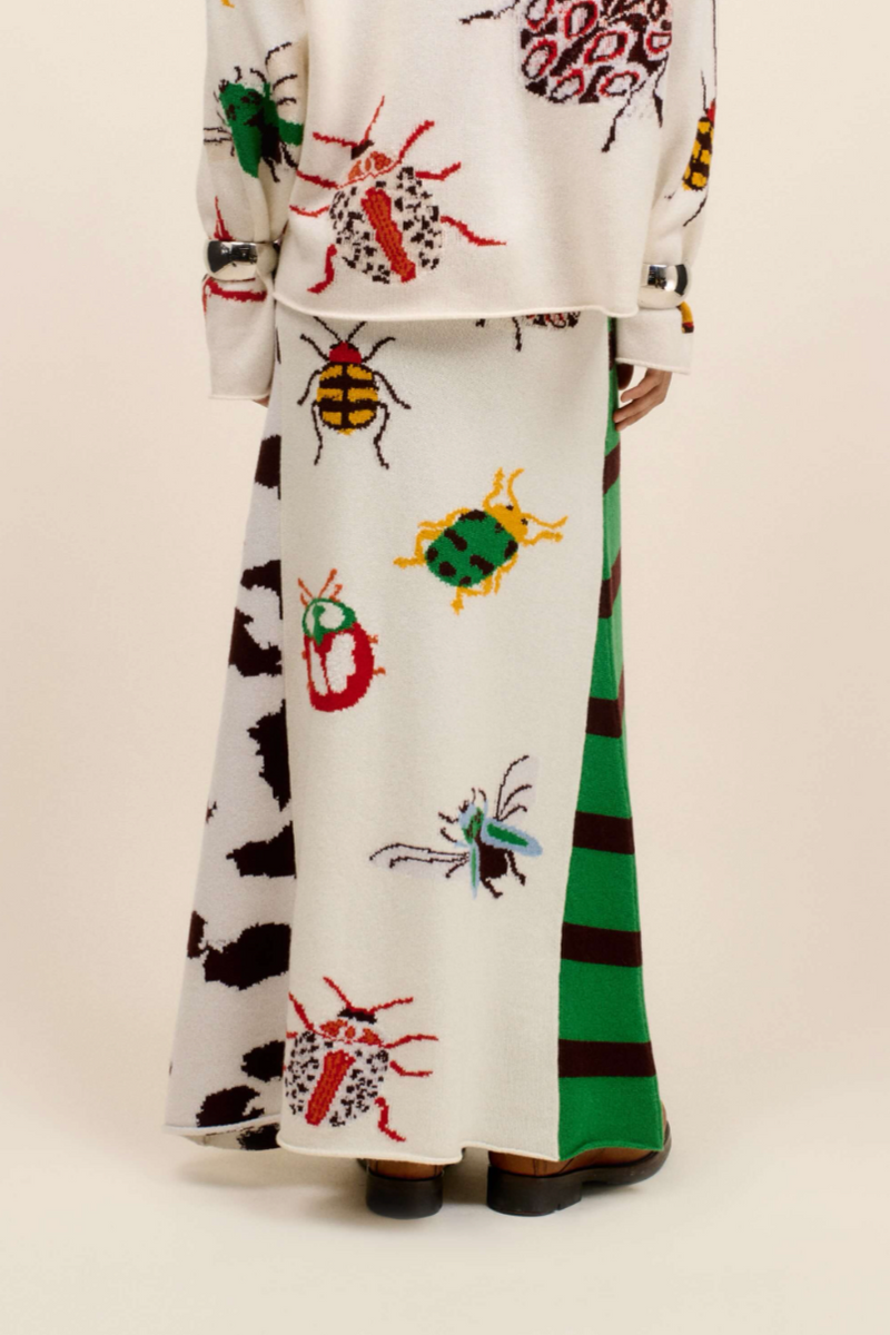 Bug Midi Skirt - Buggy Multi