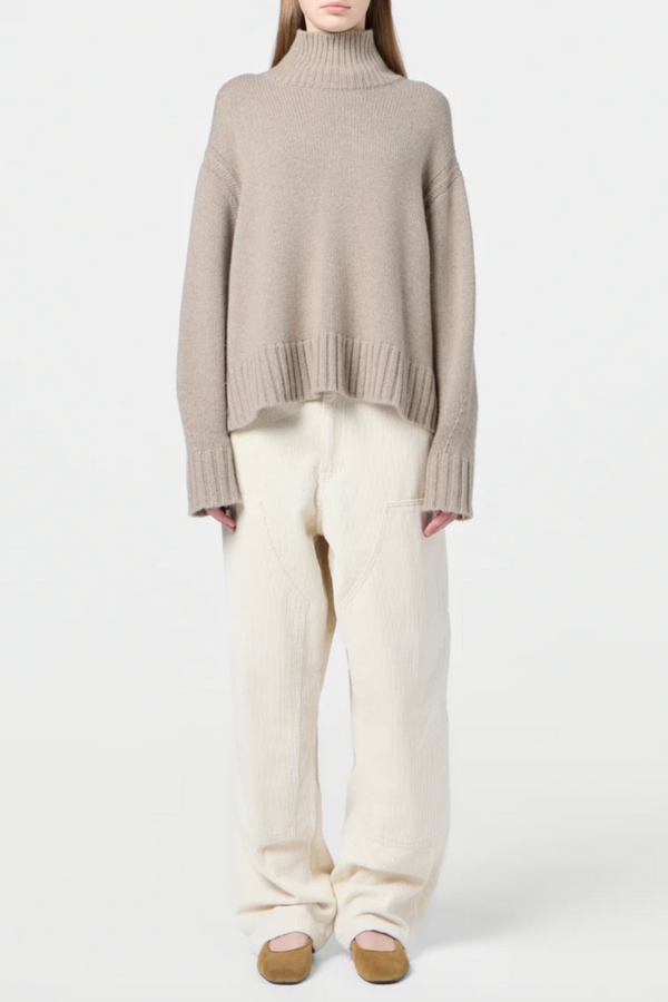 Cozy Turtleneck - Taupe