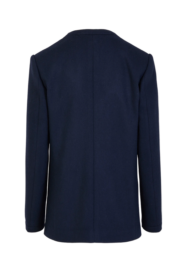 The Charlotte Blazer in Wool - Navy