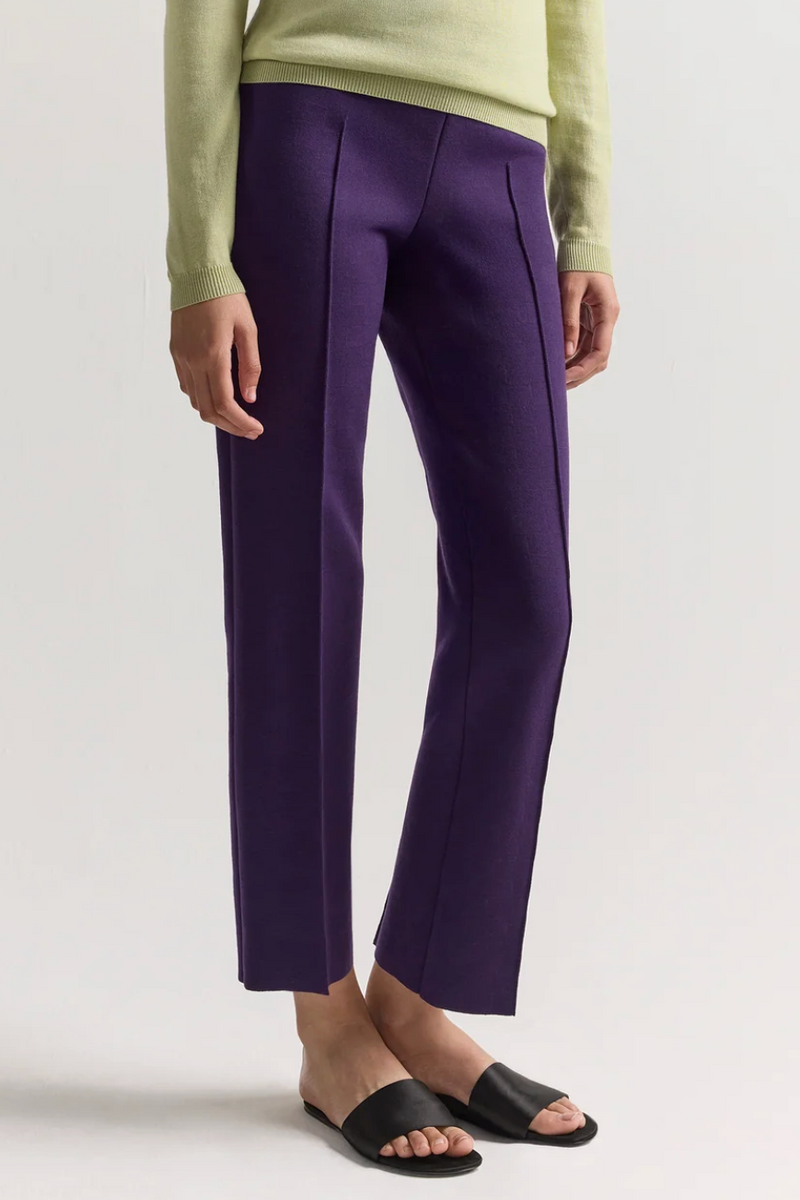 Merino Louis Pant - Grape