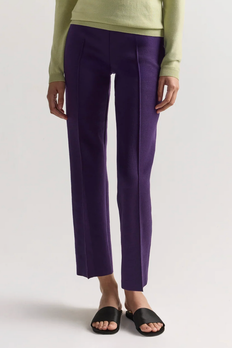 Merino Louis Pant - Grape