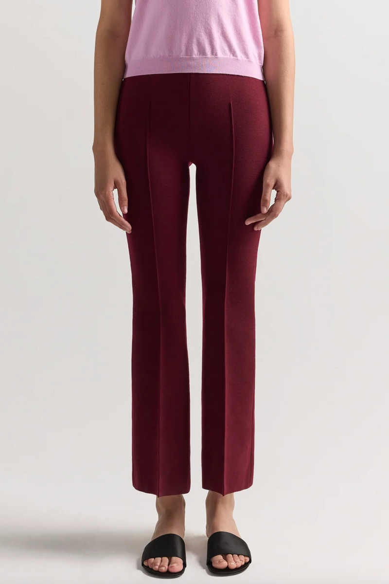 Merino Louis Pant - Wine