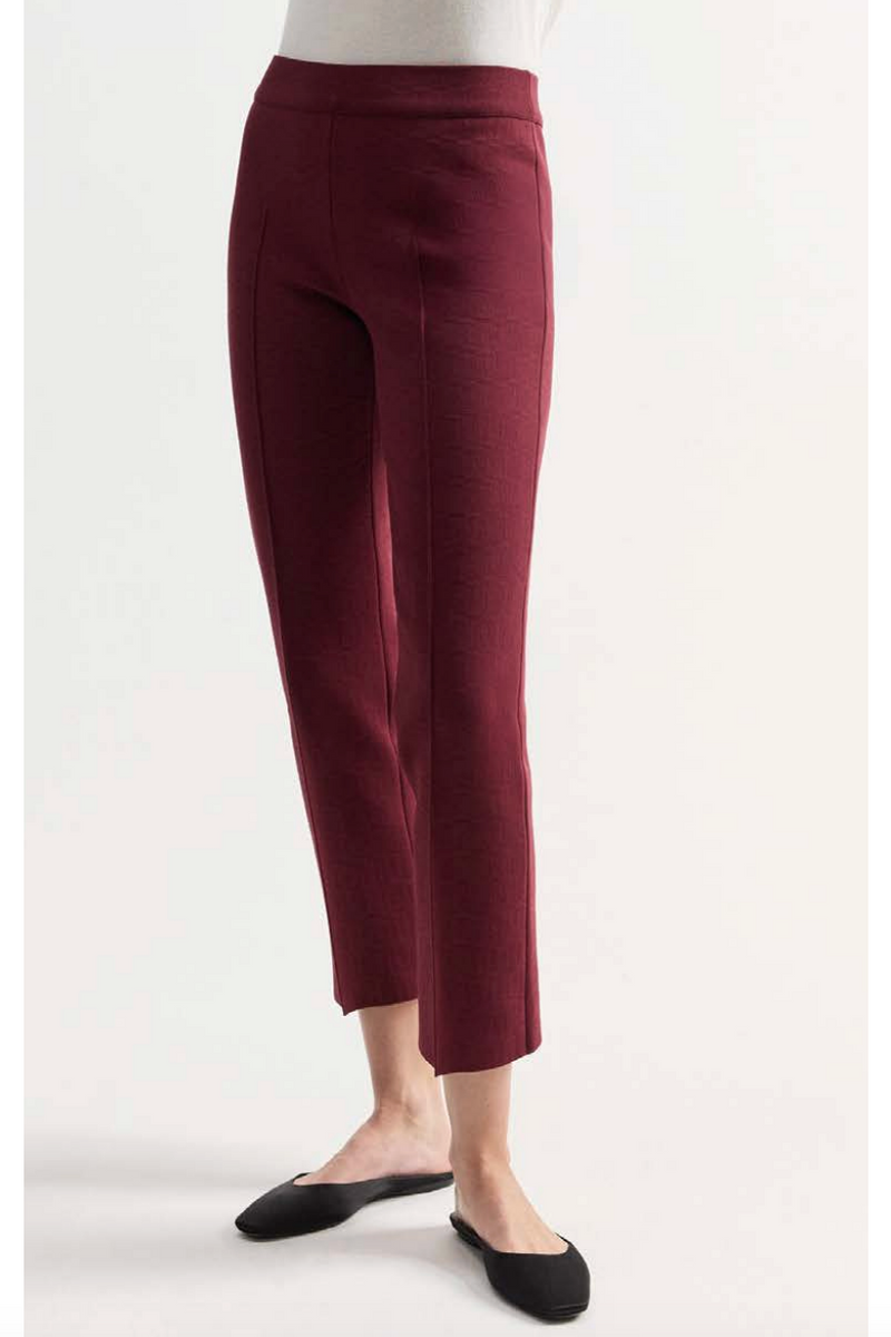 Merino Louis Pant - Wine