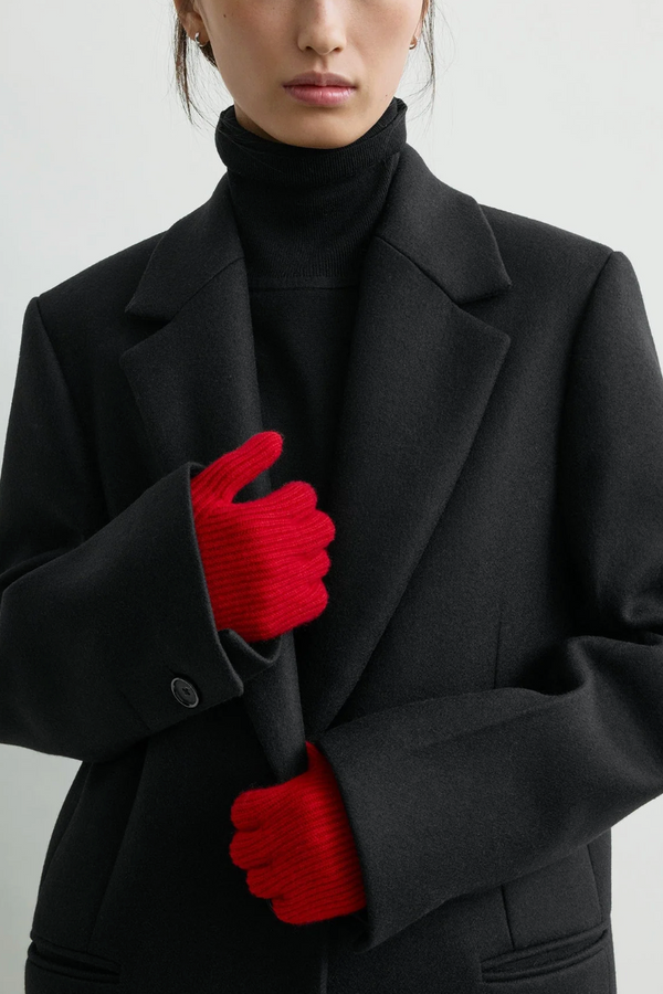 Cashmere Gloves - Poppy