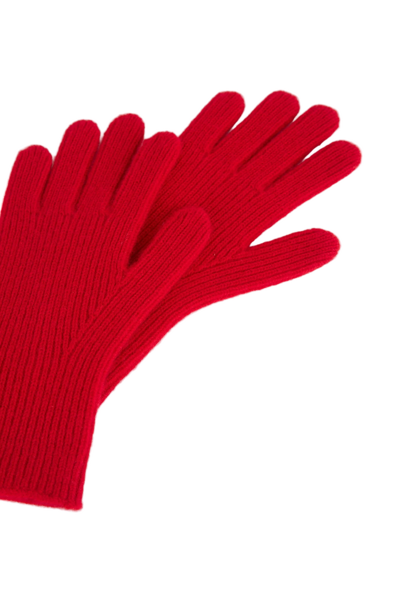 Cashmere Gloves - Poppy