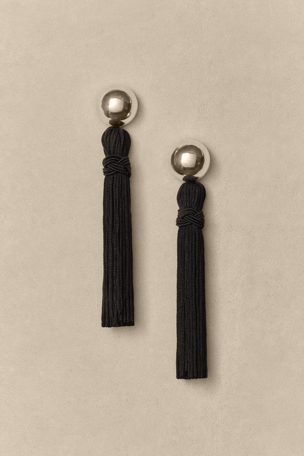 Venetian Tassel Earrings - Sterling Silver