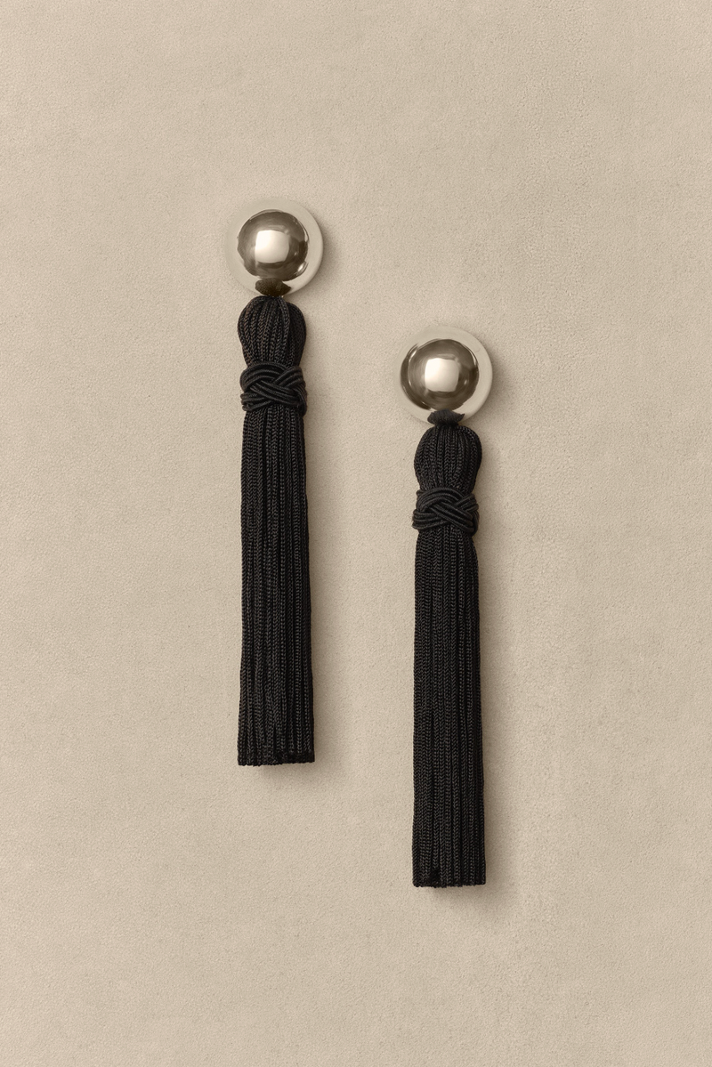 Venetian Tassel Earrings - Sterling Silver
