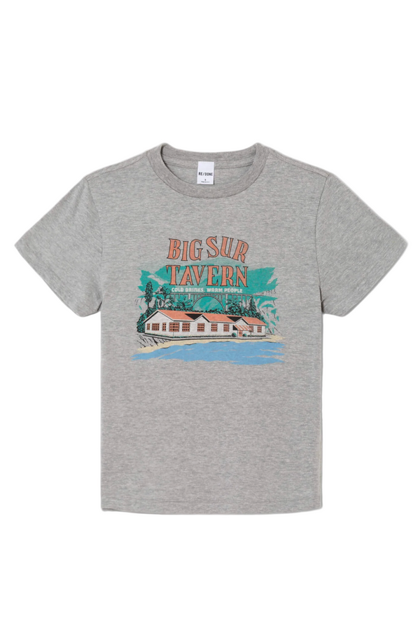 Classic "Big Sur" Tee - Heather Grey