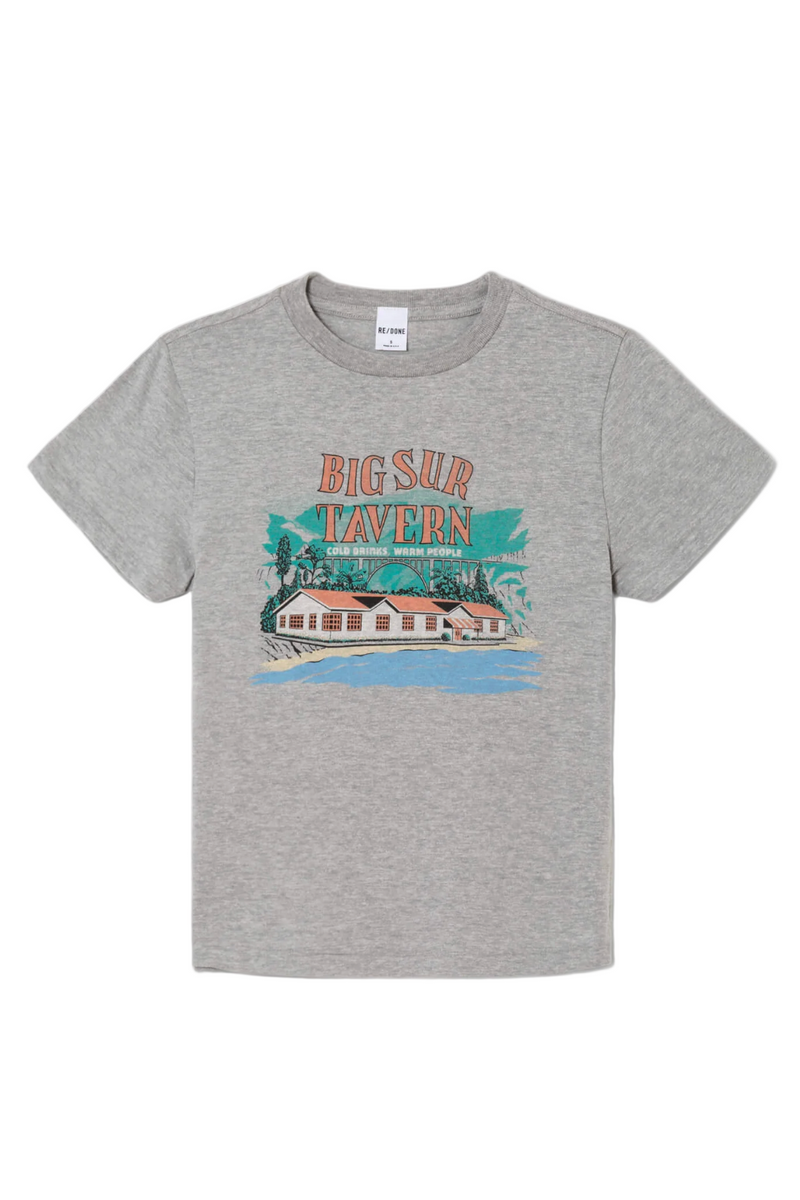Classic "Big Sur" Tee - Heather Grey