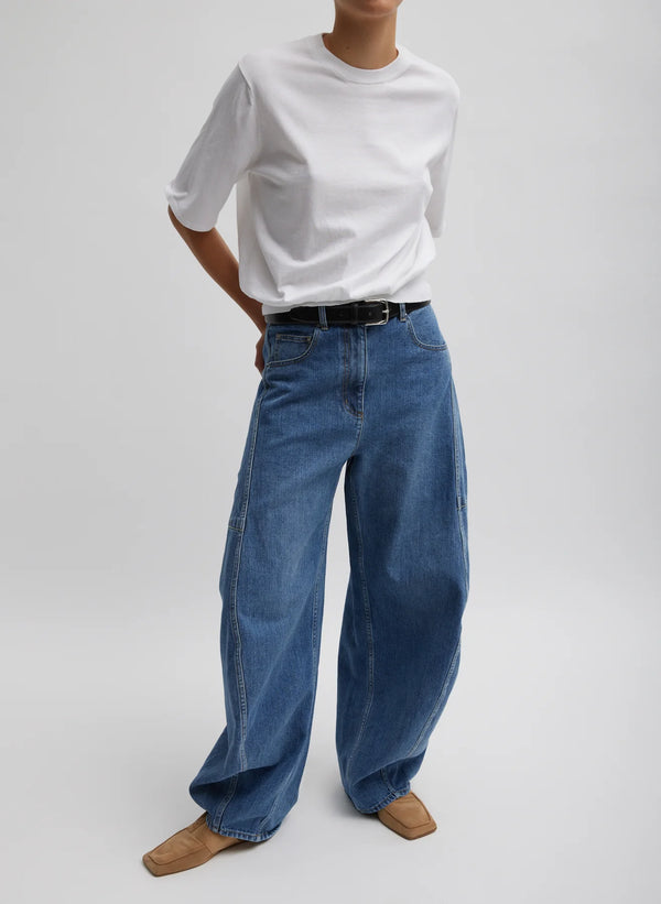 Super Fine Gauge Perfect Short Sleeve Men's Pullover - White