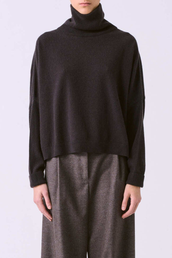 T-Neck Iconic Sweater - Blackwood