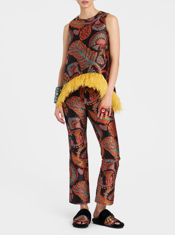 La Scala Top - Jacquard Sicomore