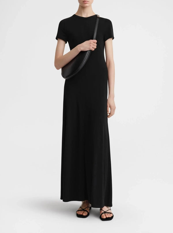 Fluid Jersey Dress - Black