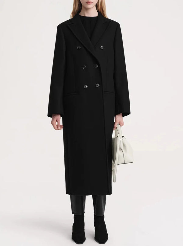 Tailored Overcoat - Black