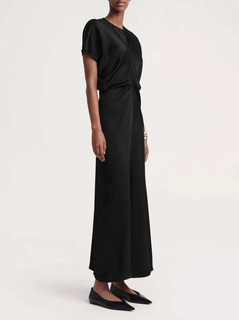 Slouch Waist Dress - Black