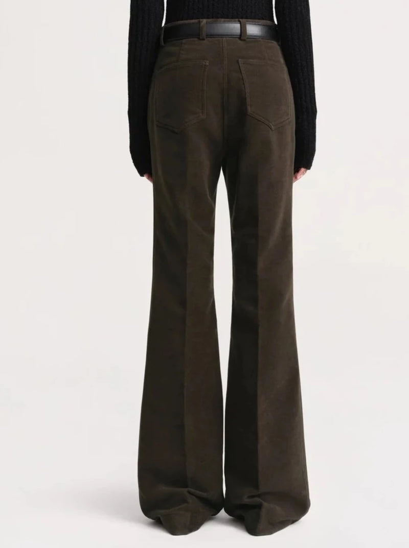 TOTEME Brown Flared Trousers