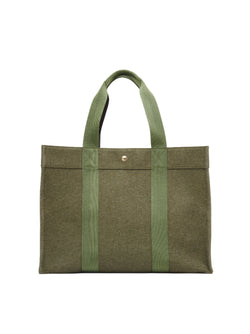 Large Denim Tote - Fern