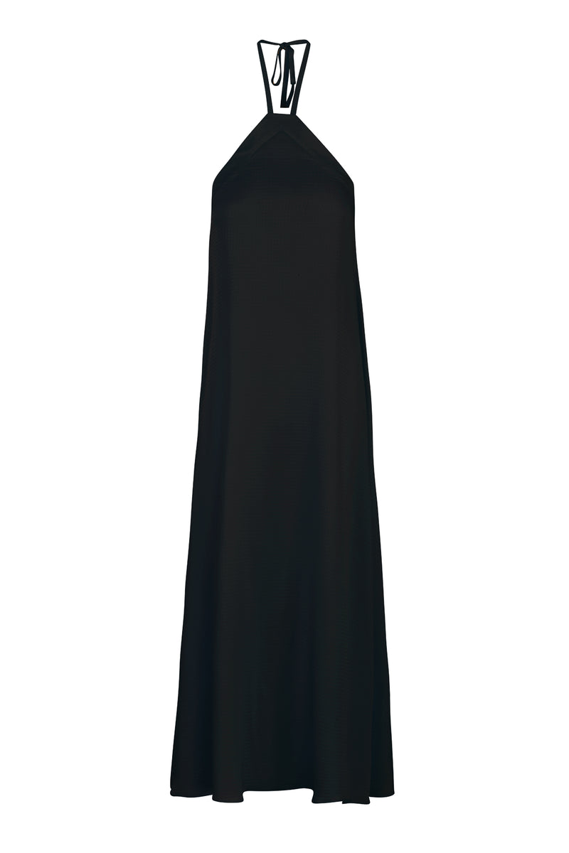 Sage Linen Dress - Black