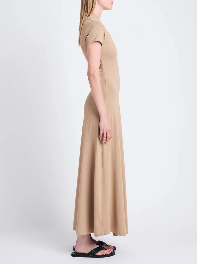 Noelle Jersey Dress - Khaki