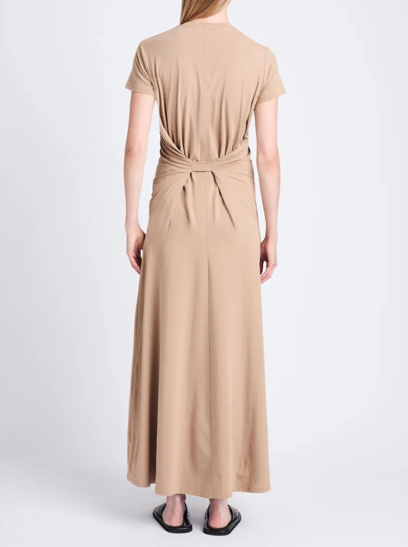 Noelle Jersey Dress - Khaki