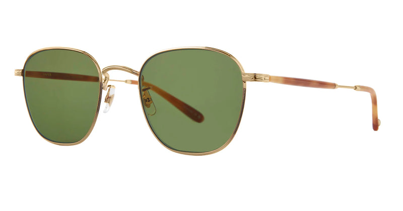 World Sun - Gold Tortoise/Semi-Flat Green