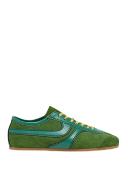 Leather Sneaker - Green