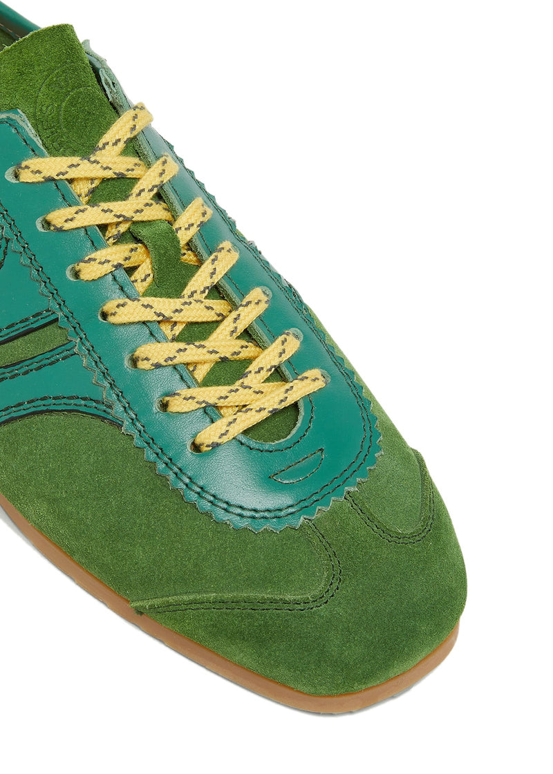 Leather Sneaker - Green