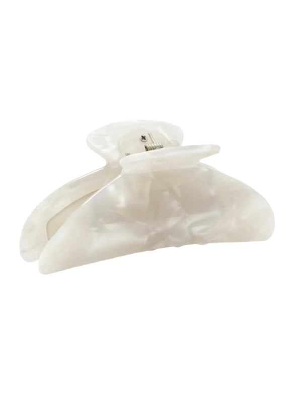 Midi Heirloom Claw - White Shell
