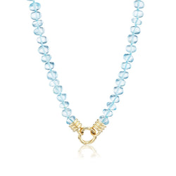 Ancla Necklace - Blue Topaz