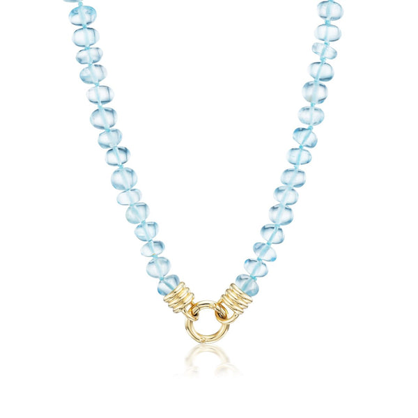 Ancla Necklace - Blue Topaz