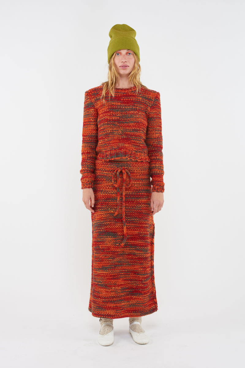 Marlo Women's Crew - Sunset Marl