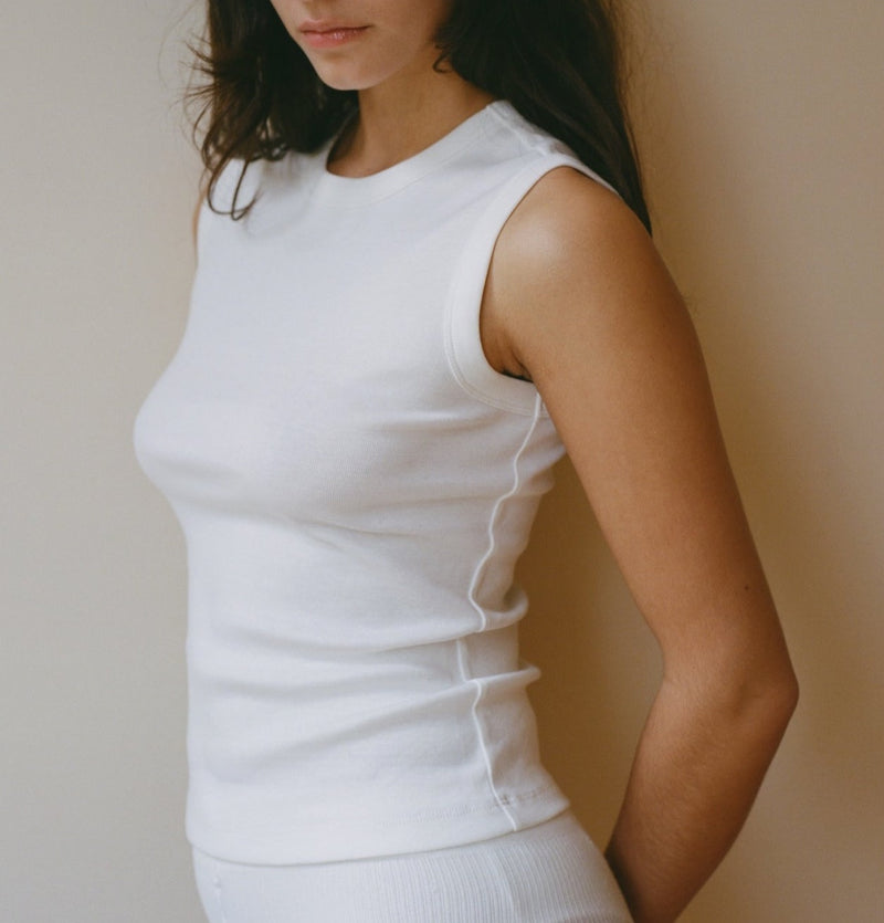 Esme Tank - White