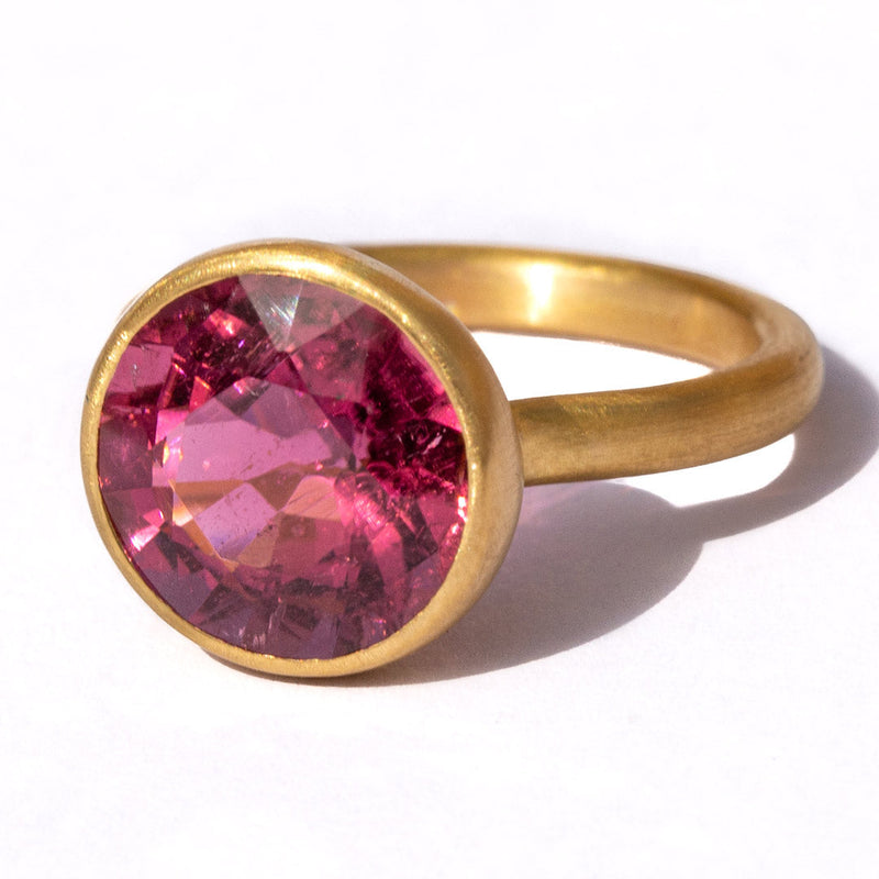 Marie-Helene de Taillac Pink Tourmaline Princess Ring @ Hero Shop