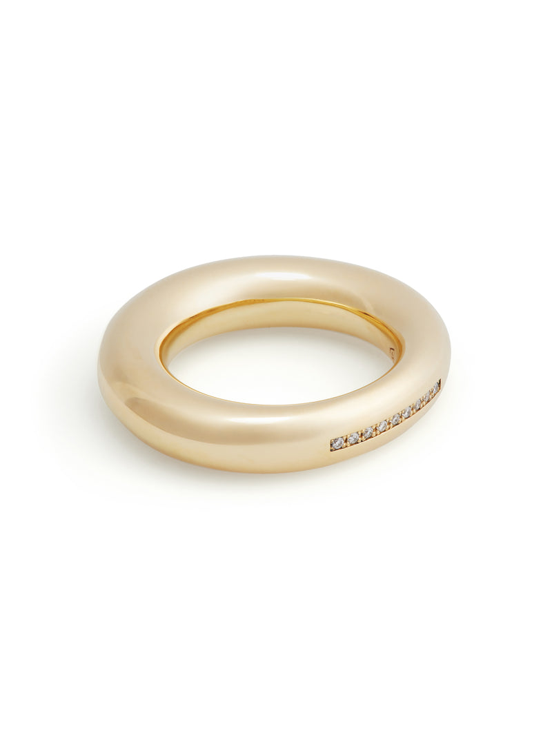 MATEO Donut 14-Karat Gold Ring in Gold | Endource