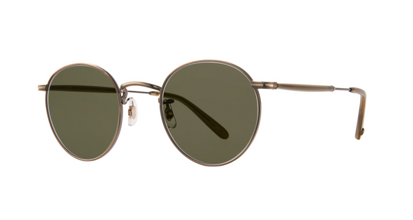 Garrett Leight Wilson M 49 Brushed Gold - Olive @ Hero Shop