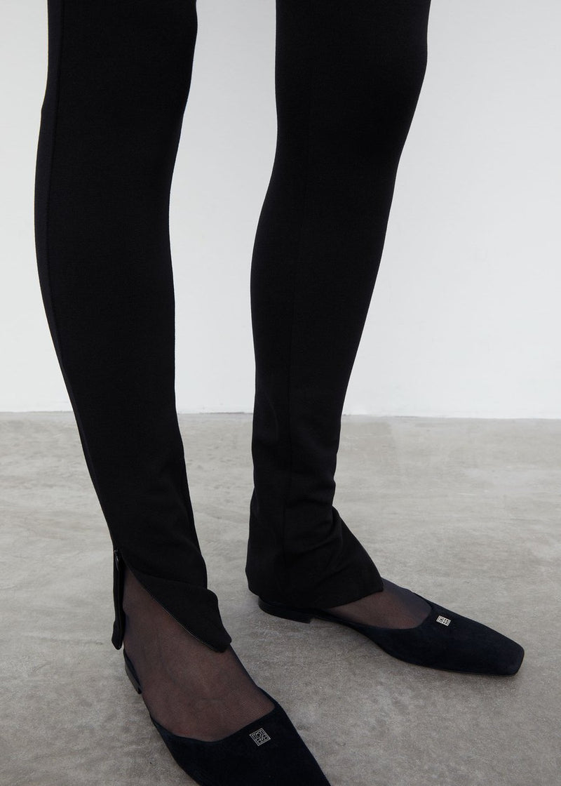 Zip Leggings - Black